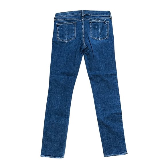 SOLD rag & bone distressed skinny indigo jeans size 29 - Picture 2 of 14
